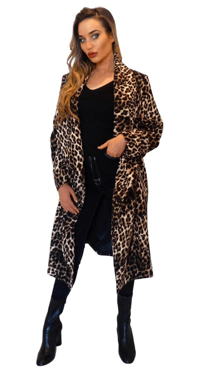 House of Shakespeare House of Shakespeare Jackets & Coats ANIMAL INSTINCT Stand Out 3/4 Coat